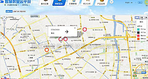 園區(qū)GIS地圖展示安裝的茶園殺蟲燈 園區(qū)GIS地圖展示安裝的茶園殺蟲燈